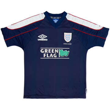 1998-00 England Umbro Training Shirt - 7/10 - (M)