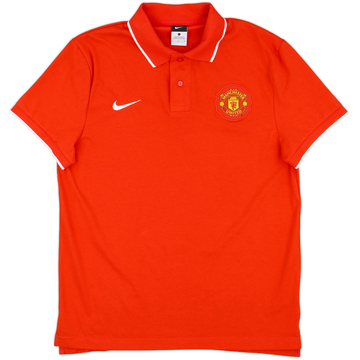 2010-11 Manchester United Nike Polo Shirt - 8/10 - (L)
