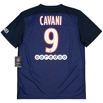 2015-16 Paris Saint-Germain Home Shirt Cavani #9 (L)