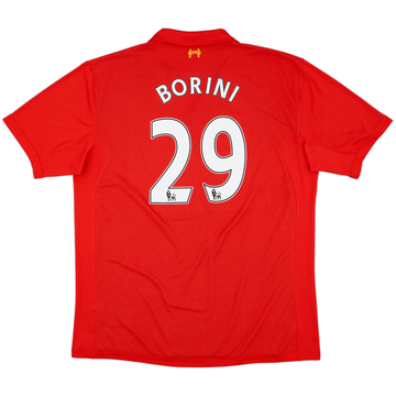 2012-13 Liverpool Home Shirt Borini #29 - 9/10 - (3XL)
