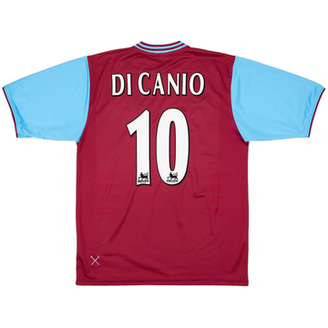 2001-03 West Ham Home Shirt Di Canio #10 - 9/10 - (L)