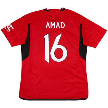 2023-24 Manchester United Home Shirt Amad #16 - 10/10 - (L)
