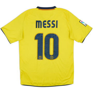 2008-10 Barcelona Away Shirt Messi #10 - 4/10 - (S)