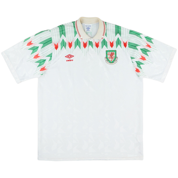 1990-92 Wales Away Shirt - 8/10 - (XL)