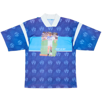 1994-95 Olympique Marseille 'Tony Cascarino' Graphic Fan Shirt #9 - 5/10 - (L)