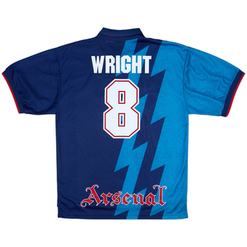 1995-96 Arsenal Away Shirt Wright #8 - 9/10 - (XL)
