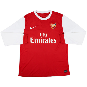 2010-11 Arsenal Home L/S Shirt - 5/10 - (L)