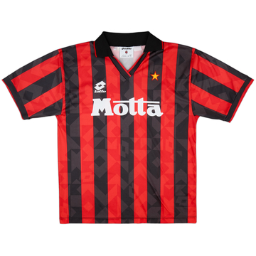 1993-94 AC Milan Home Shirt - 9/10 - (L)