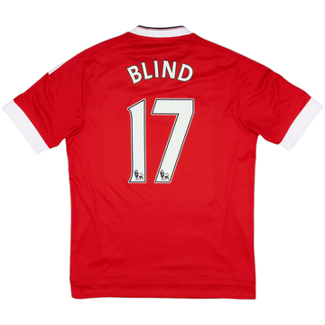 2017-18 Manchester United Home Shirt Blind #17 - 8/10 - (M)