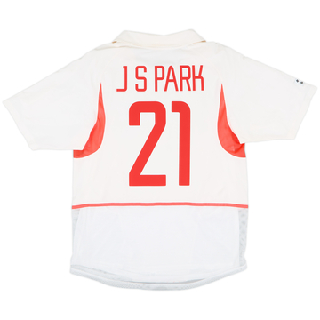 2002-03 South Korea Player Issue Away Shirt JSPark #21 - 9/10 - (M)