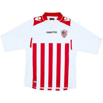 2014-15 Ajaccio Home L/S Shirt - 8/10 - (S)