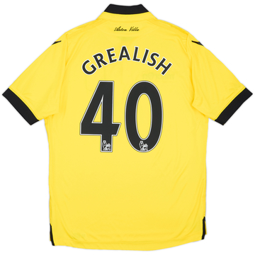 2015-16 Aston Villa Away Shirt Grealish #40 - 10/10 - (S)
