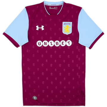 2017-18 Aston Villa Home Shirt - 10/10 - (S)