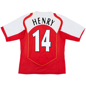 2004-05 Arsenal Home Shirt Henry #14 - 6/10 - (M)