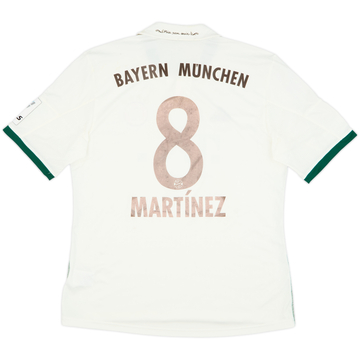 2013-14 Bayern Munich Away Shirt Martinez #8 - 4/10 - (L)
