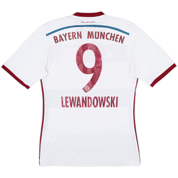 2014-15 Bayern Munich Away Shirt Lewandowski #9 - 5/10 - (S)