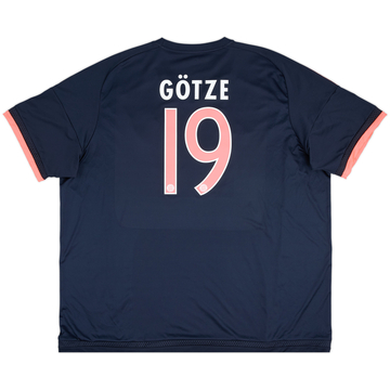 2015-16 Bayern Munich Third Shirt Gotze #19 - 6/10 - (3XL)