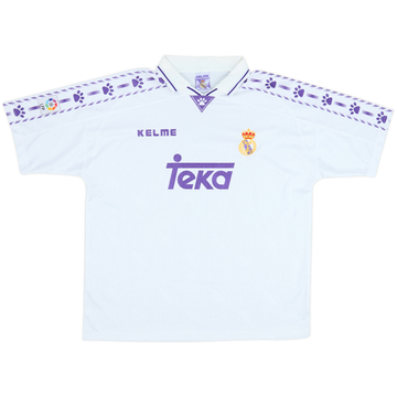 1994-96 Real Madrid Home Shirt - 9/10 - (XL)