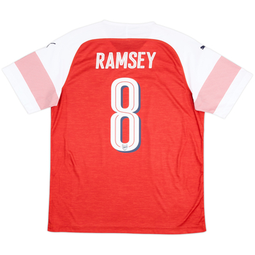 2018-19 Arsenal Home Shirt Ramsey #8 - 10/10 - (L)
