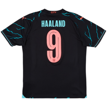 2023-24 Manchester City Third Shirt Haaland #9 - 10/10 - (M)