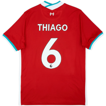 2020-21 Liverpool Home Shirt Thiago #6 - 8/10 - (M)