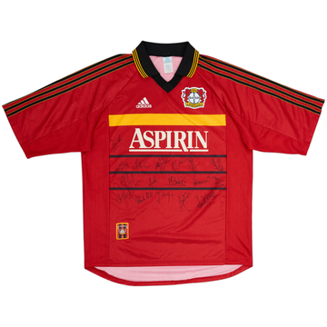 1998-00 Bayer Leverkusen Signed Home Shirt - 5/10 - (L)