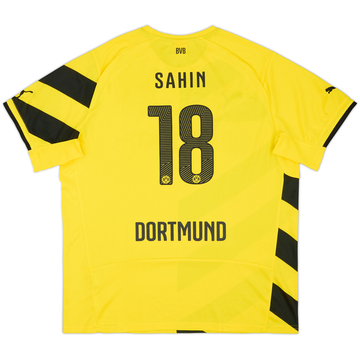 2014-15 Borussia Dortmund Home Shirt Sahin #18 - 8/10 - (XL)