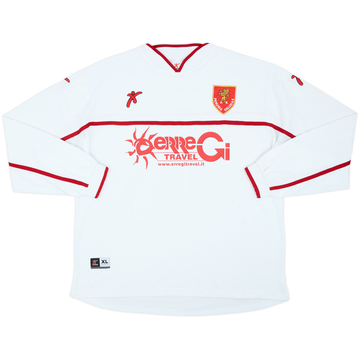 2003-04 Perugia Youth Issue Away L/S Shirt #6 - 4/10 - (XL)