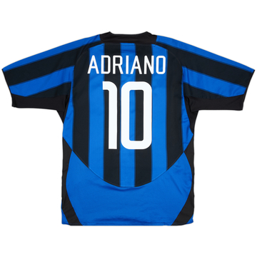 2003-04 Inter Milan Home Shirt Adriano #10 - 7/10 - (M)
