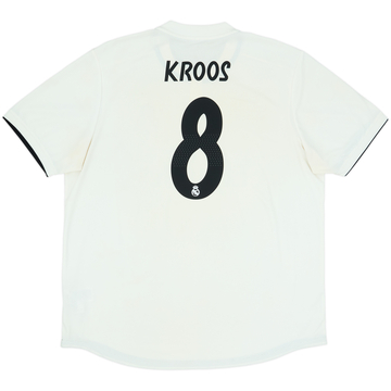 2018-19 Real Madrid Authentic Home Shirt Kroos #8 - 5/10 - (XXL)