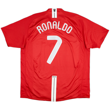 2007-09 Manchester United Home Shirt Ronaldo #7 - 6/10 - (XL)