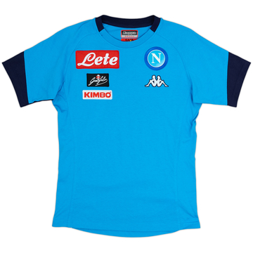 2017-18 Napoli Kappa Training Shirt - 8/10 - (S)