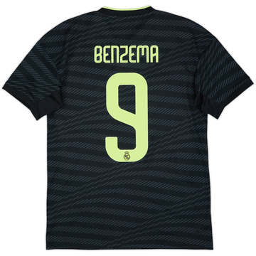 2022-23 Real Madrid Third Shirt Benzema #9 - 10/10 - (S)