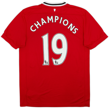 2011-12 Manchester United Home Shirt Champions #19 - 6/10 - (M)