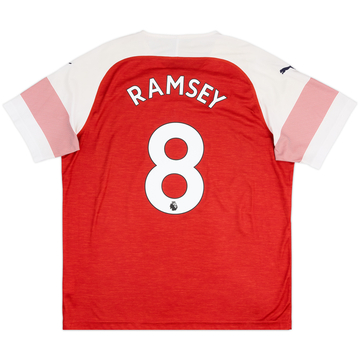 2018-19 Arsenal Home Shirt Ramsey #8 - 5/10 - (XL)