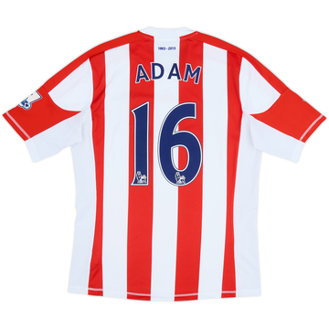 2012-13 Stoke '150 Years' Home Shirt Adam #16 - 6/10 - (M)