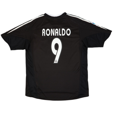 2004-05 Real Madrid Away Shirt Ronaldo #9 - 5/10 - (M)