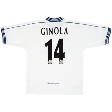 1997-99 Tottenham Home Shirt Ginola #14 - 8/10 - (M)