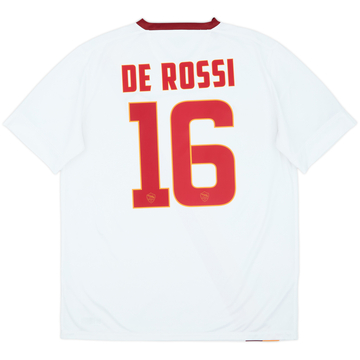2014-15 Roma Away Shirt De Rossi #16 - 8/10 - (L)