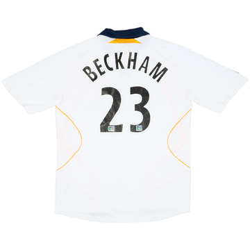 2007-08 LA Galaxy Home Shirt Beckham #23 - 5/10 - (L)