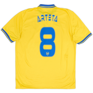 2013-14 Arsenal Away Shirt Arteta #8 - 5/10 - (L)