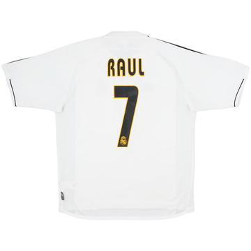 Camiseta de local del Real Madrid 2003-04 Raul #7 - 6/10 - (M)