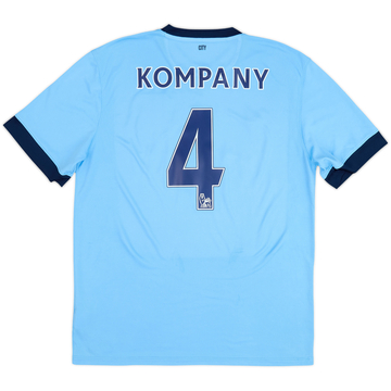 2014-15 Manchester City Home Shirt Kompany #4 - 6/10 - (XL)