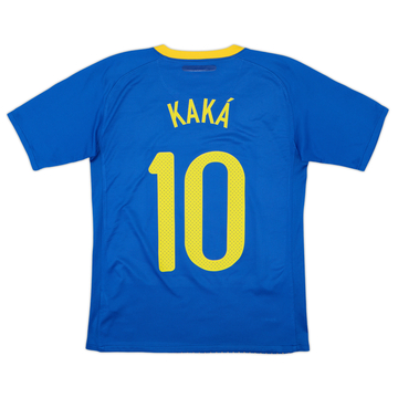 2010-11 Brazil Away Shirt Kaka #10 - 7/10 - (13-15 Years)