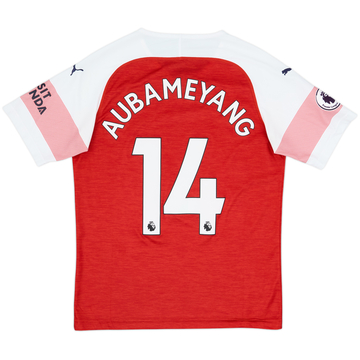 2018-19 Arsenal Home Shirt Aubameyang #14 - 8/10 - (M)