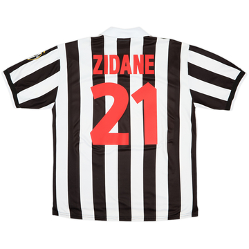 1998-99 Juventus Home Shirt Zidane #21 - 8/10 - (L)
