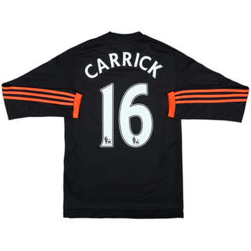 2015-16 Manchester United Third L/S Shirt Carrick #16 - 8/10 - (S)
