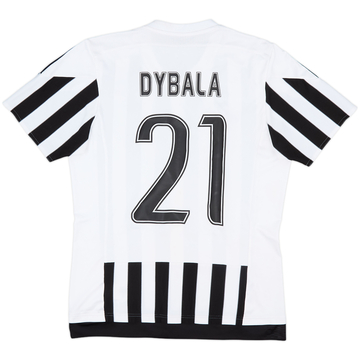 2015-16 Juventus Home Shirt Dybala #21 - 8/10 - (M)