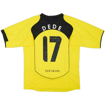 2004-05 Borussia Dortmund Home Shirt Dede #17 - 5/10 - (L)
