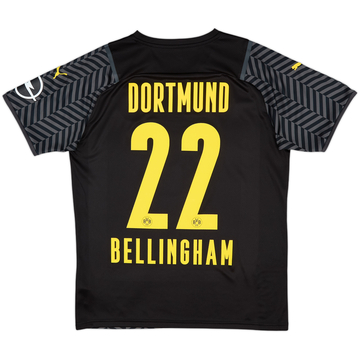 2021-22 Borussia Dortmund Away Shirt Bellingham #22 - 8/10 - (M)